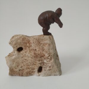 Bañista peana piedra